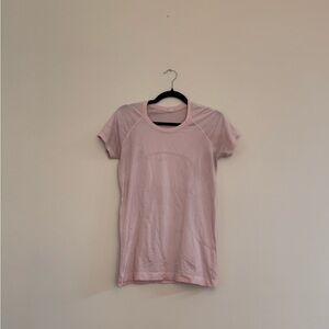 Lululemon Swiftly Tech Light Pink Short Sleeve Shirt